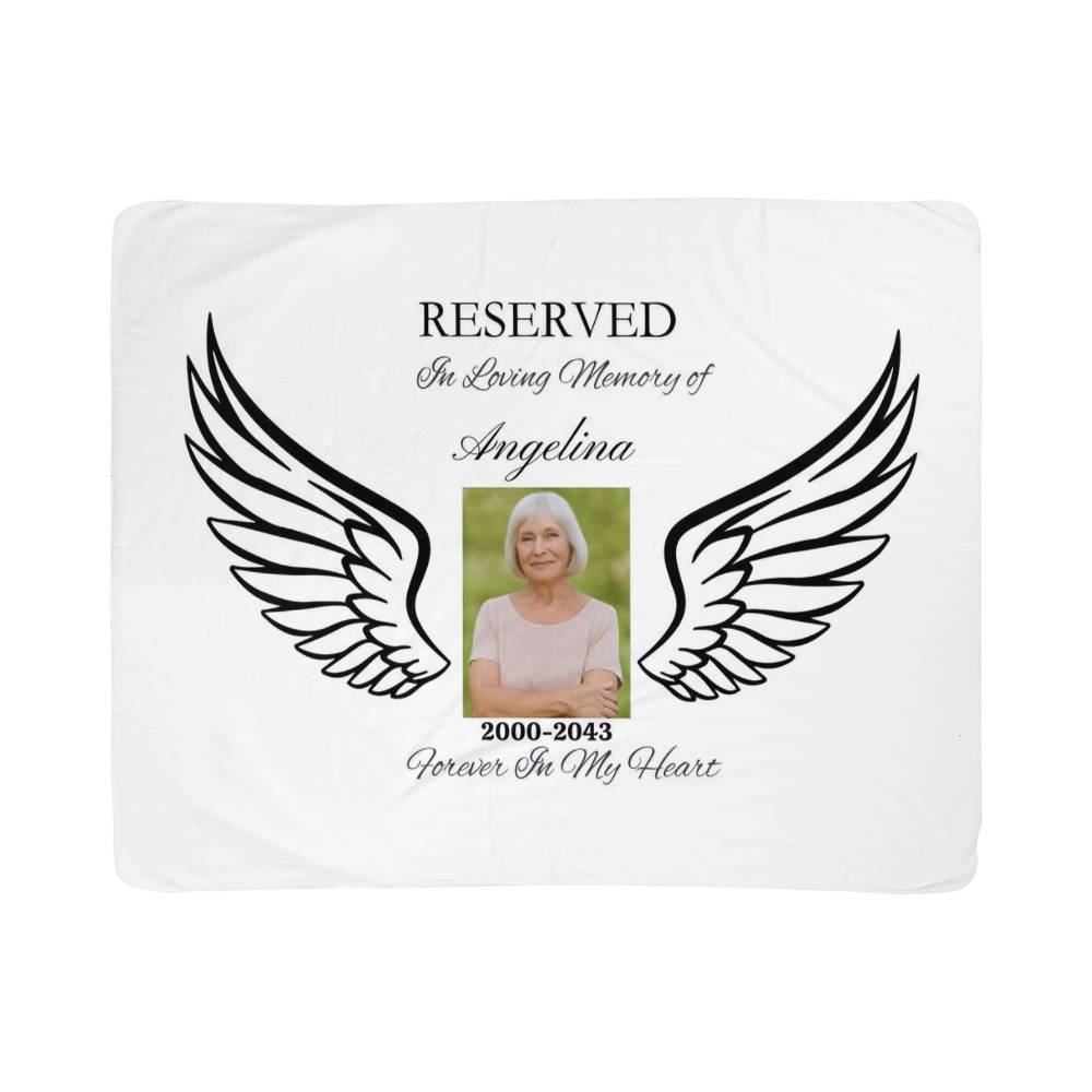 Memorial Sherpa Fleece RESERVED Blanket