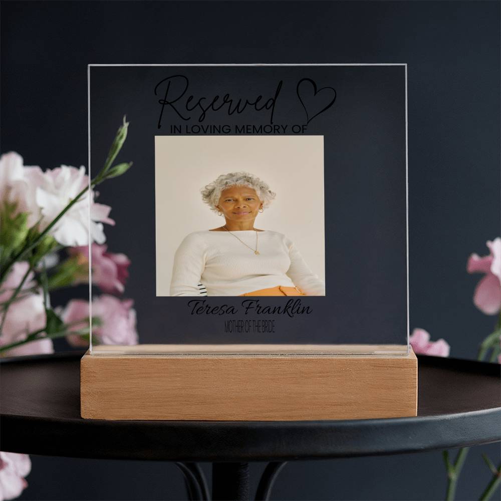 In Loving Memory Acrylic Plaque