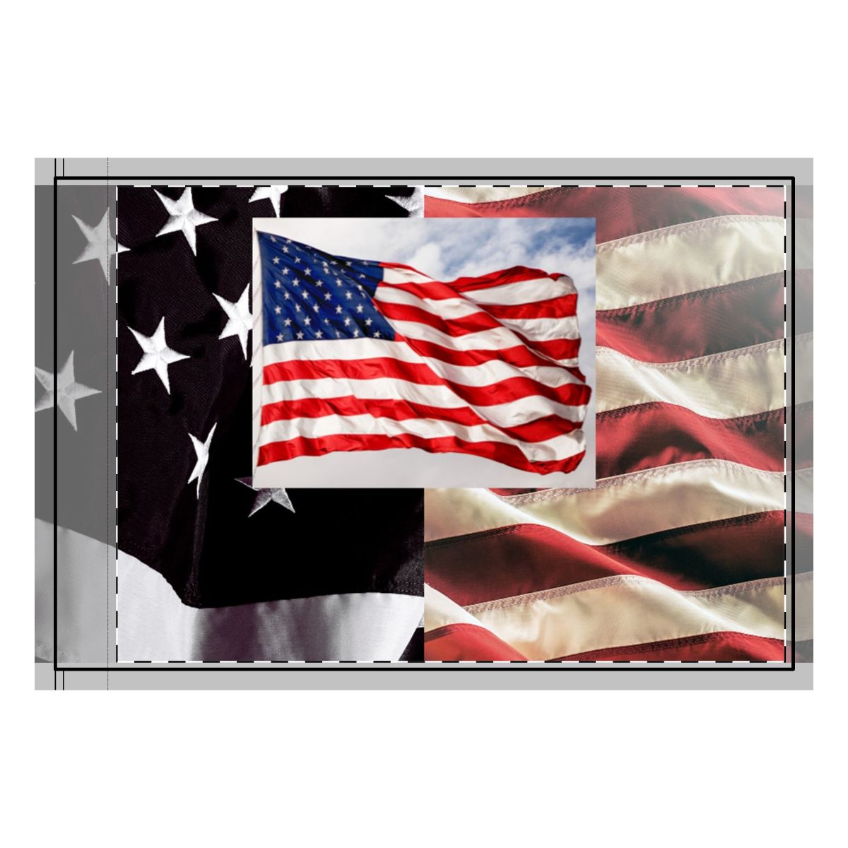 Patriot’s Double-Sided Memorial Flag