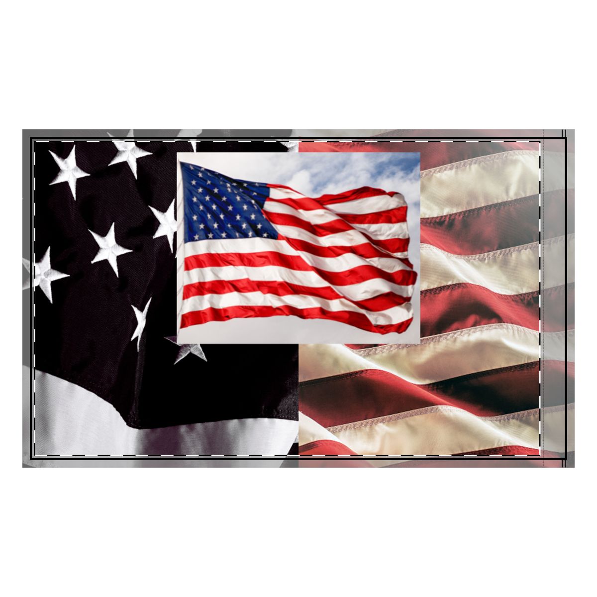 Patriot’s Double-Sided Memorial Flag