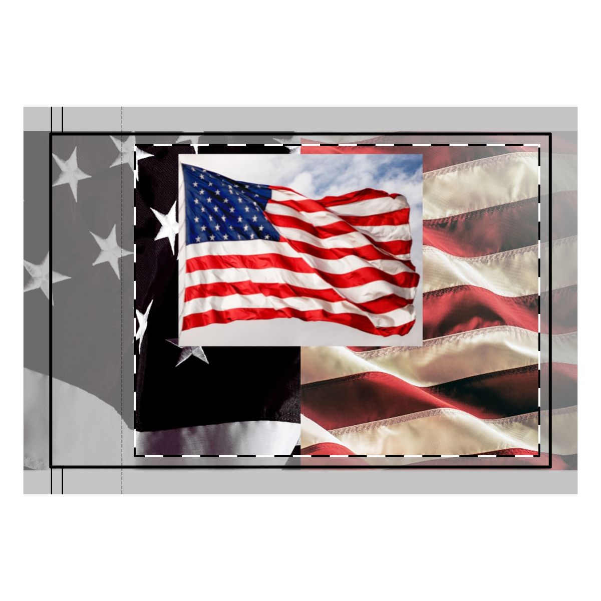 Patriot’s Double-Sided Memorial Flag