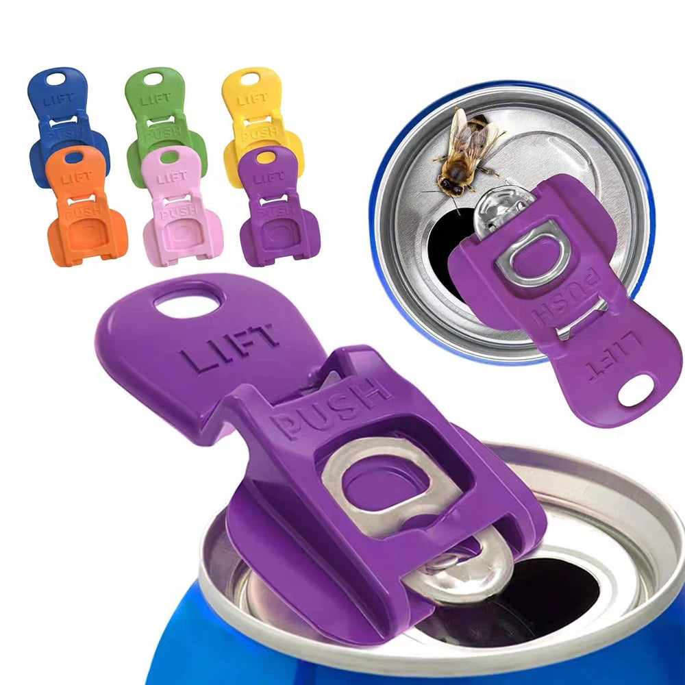 Colorful Can Opener & Lid Set