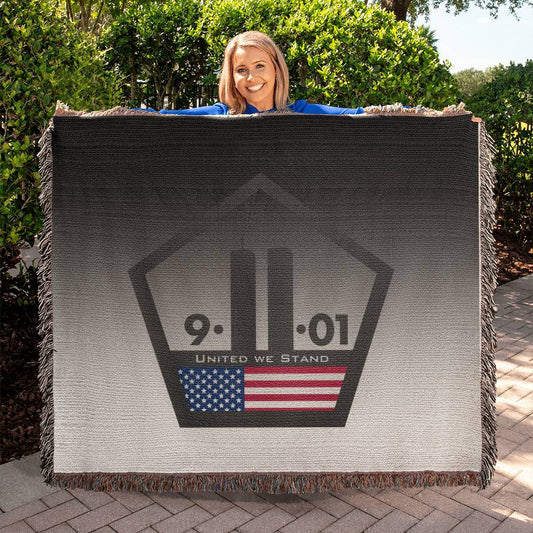 9/11 Memorial Woven Blanket