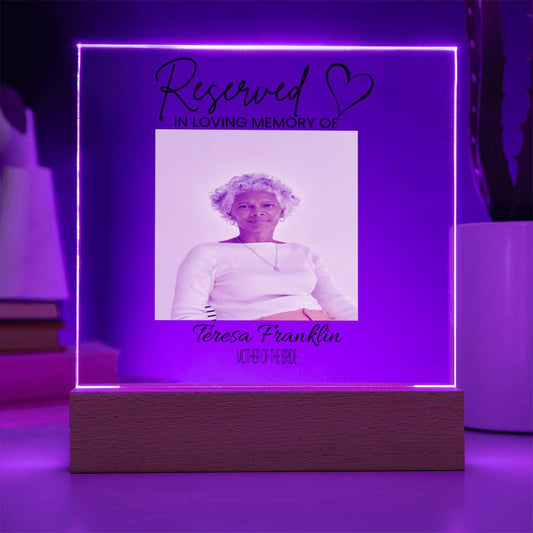 In Loving Memory Acrylic Plaque