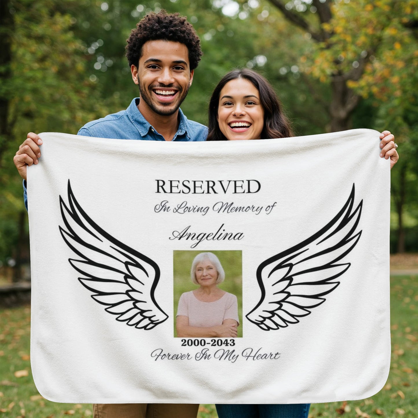 Memorial Sherpa Fleece RESERVED Blanket