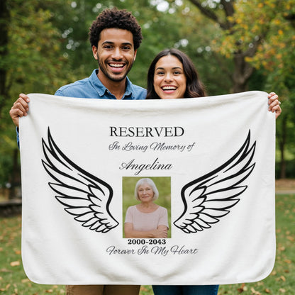 Memorial Sherpa Fleece RESERVED Blanket