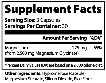 Magnesium Glycinate Sleep Deeper. Recover Faster. Feel Like Yourself Again.