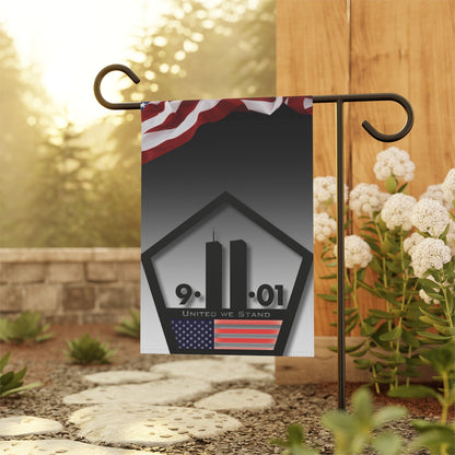 Garden & House  9/11/01 Memorial American Flag