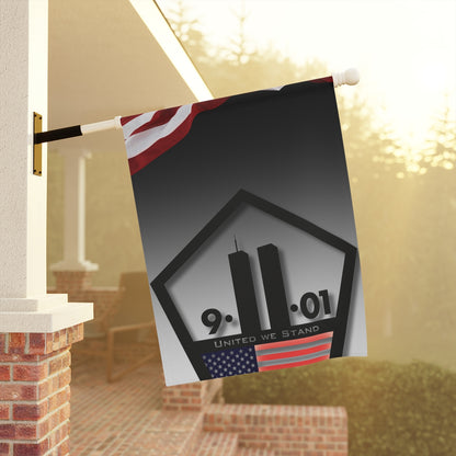 Garden & House  9/11/01 Memorial American Flag