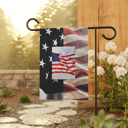 American Patriot Garden & House Flag Banner
