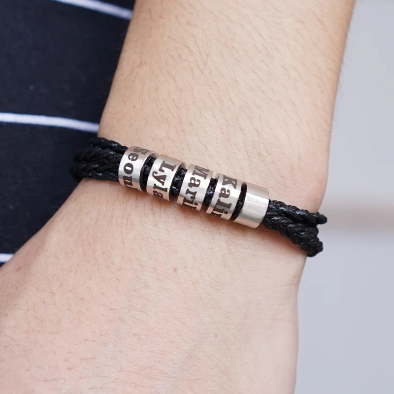 Personalized Family Name Bracelet