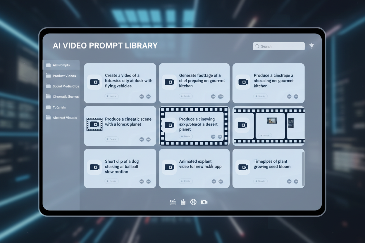no the librabry is video prompts
