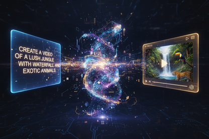 show a prompt turning into a vdeo